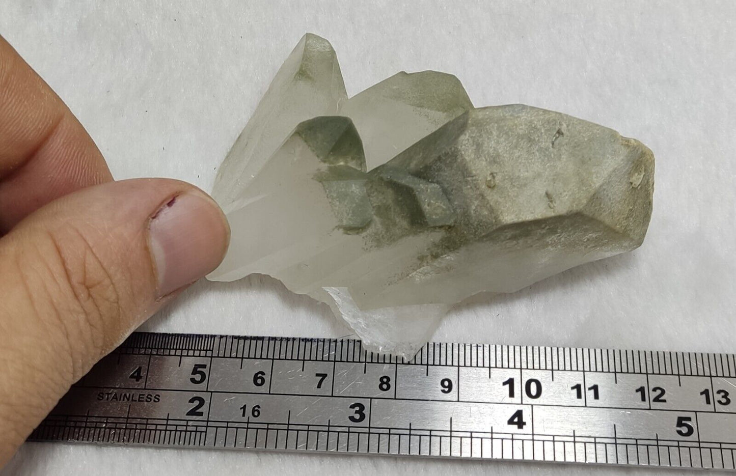 An Aesthetic Natural beautifully terminated Chlorite Quartz specimen 105 grams
