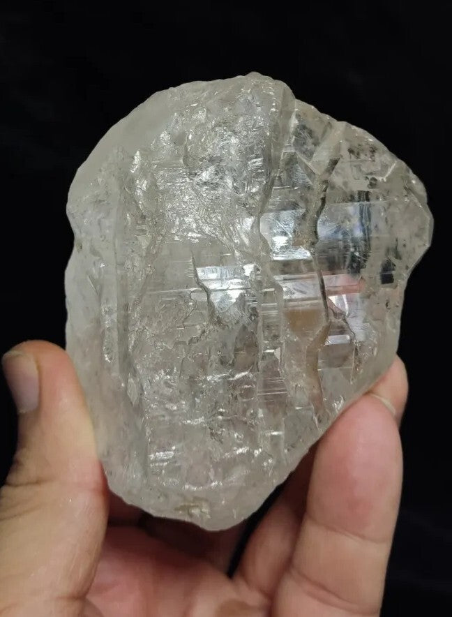 Natural Transparent Terminated Skeletal Like Quartz  397 grams