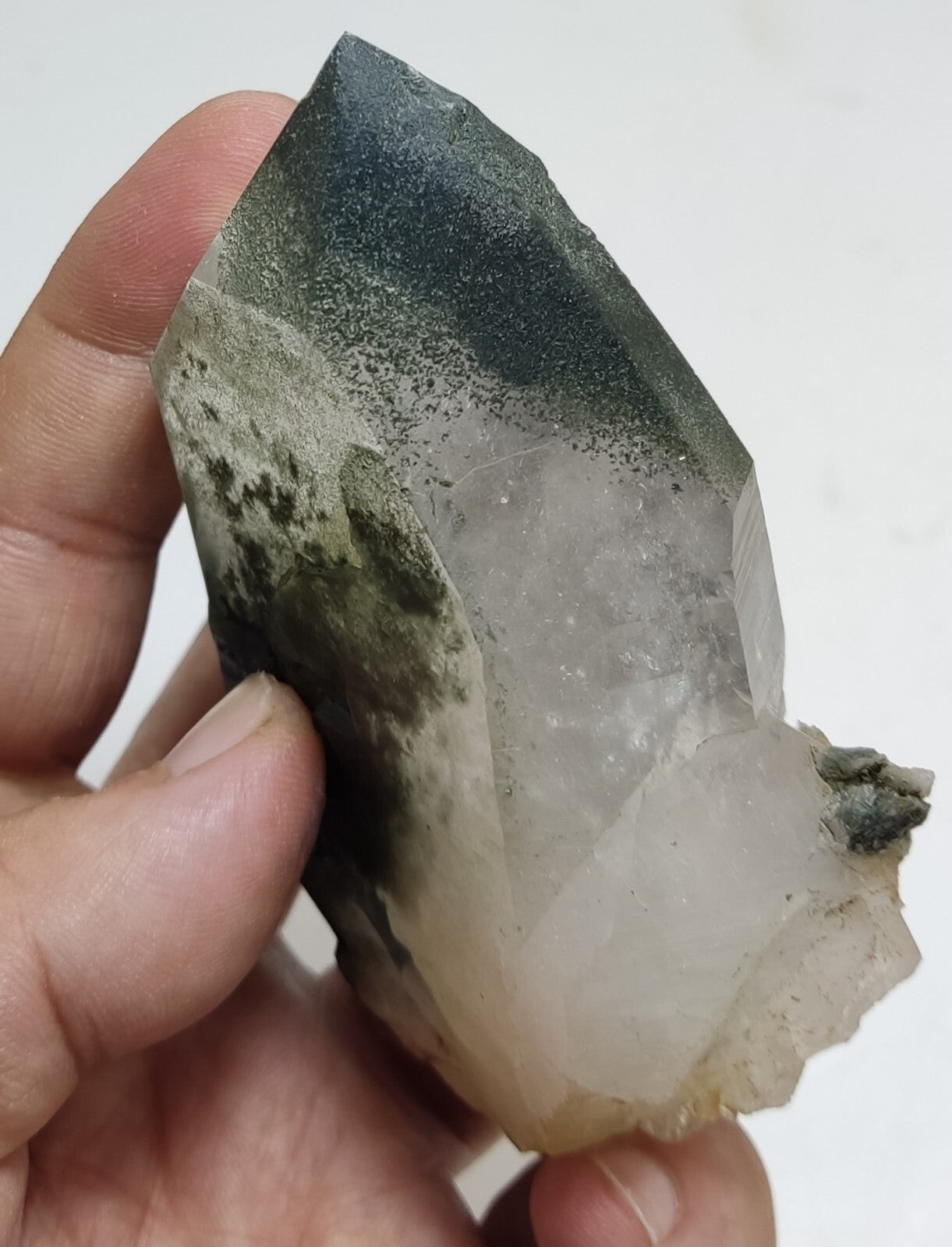 An Aesthetic terminated chlorite Quartz specimen 279 grams
