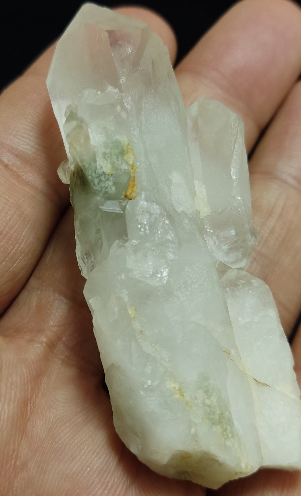 Chlorite quartz terminated crystal specimen 48 grams