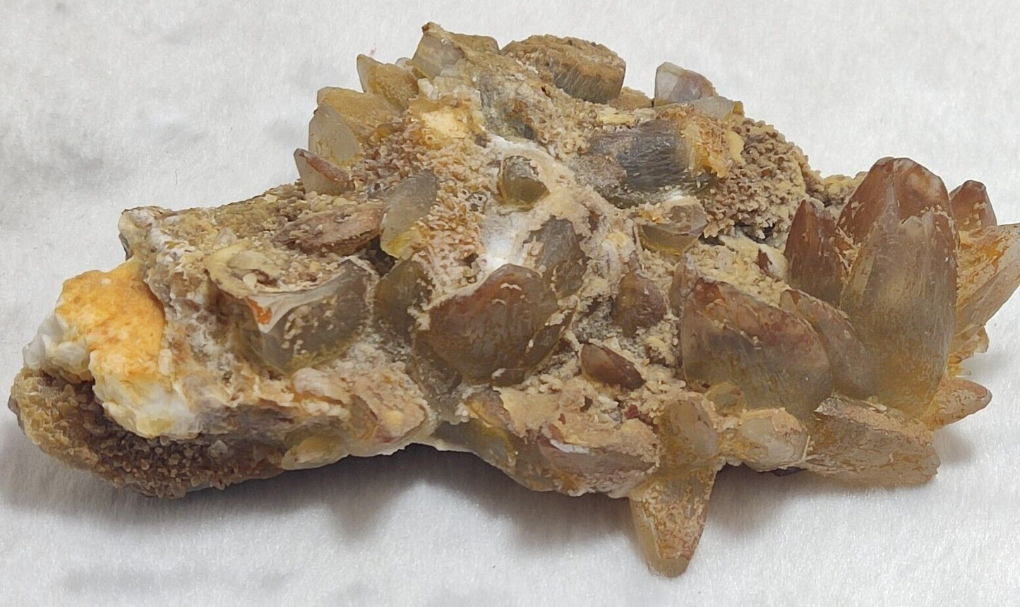 An Aesthetic Naturally terminated specimen of dogtooth calcite 459 grams