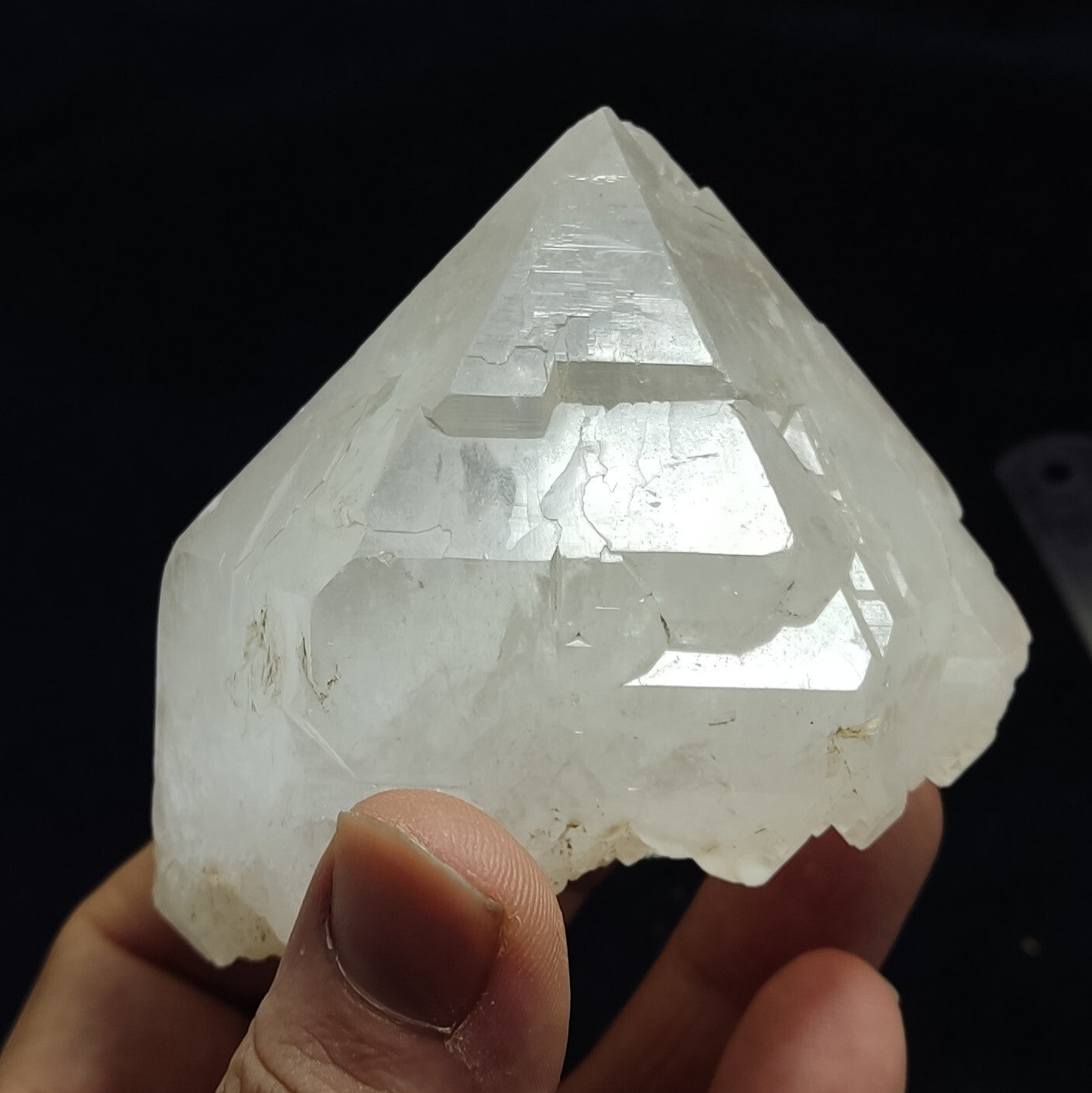 An Aesthetic Natural beautifully terminated Quartz specimen 419 grams