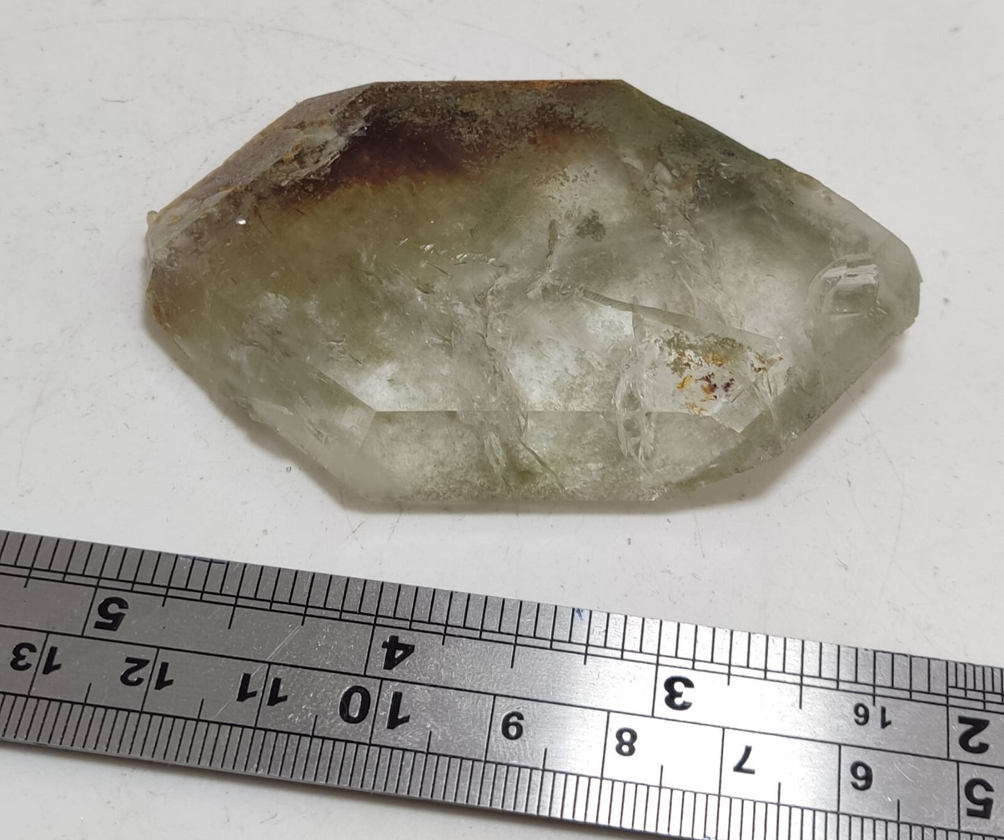 A very Aesthetic Natural beautifully terminated Chlorite Quartz crystal 76 grams