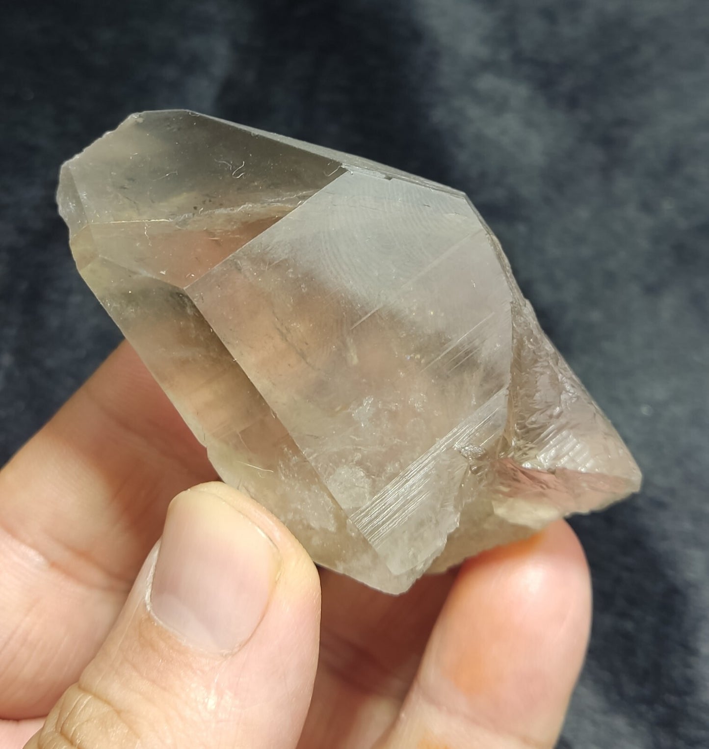 An Aesthetic Naturally terminated specimen of Smoky Quartz 98 grams