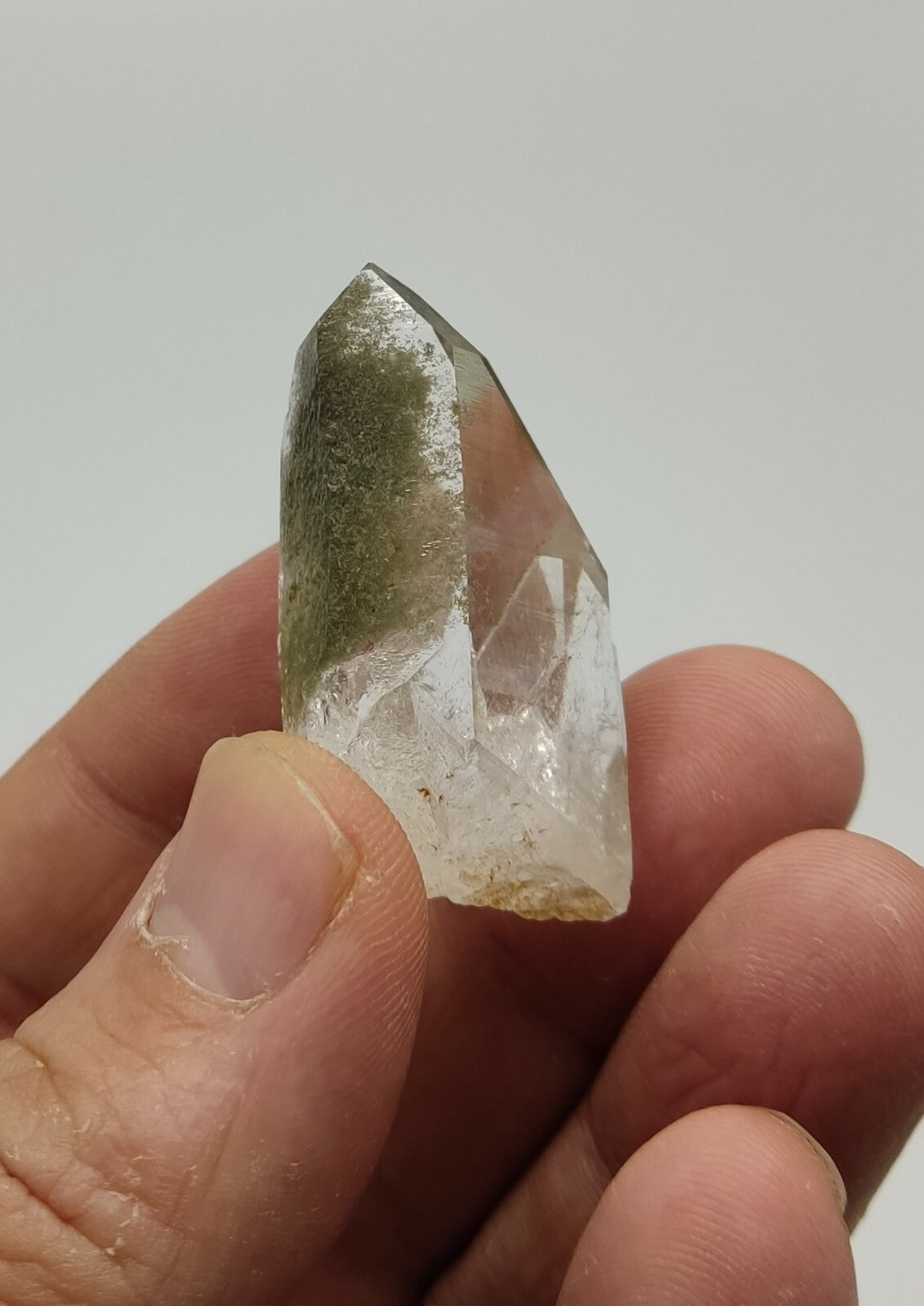 A very Aesthetic Natural beautifully terminated Chlorite Quartz crystal 22 grams