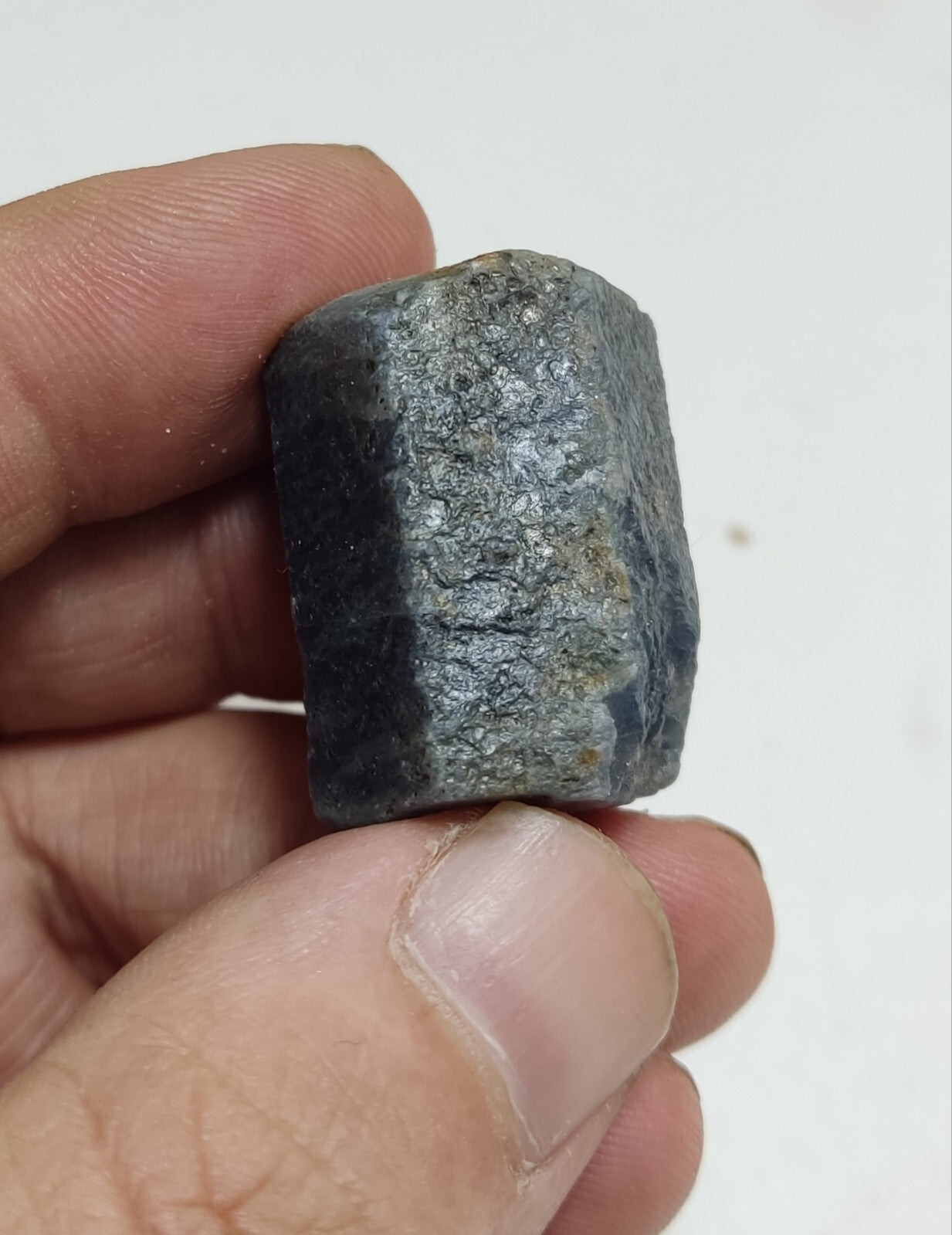 An aesthetic specimen of terminated sapphire crystal 35 grams