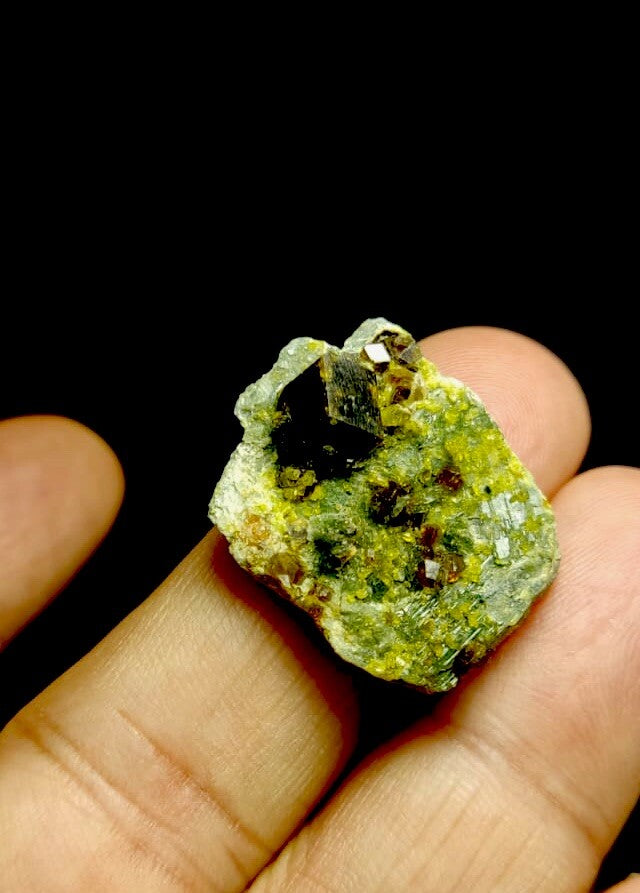 Andradite Garnet With Epidote 6.5 Grams.