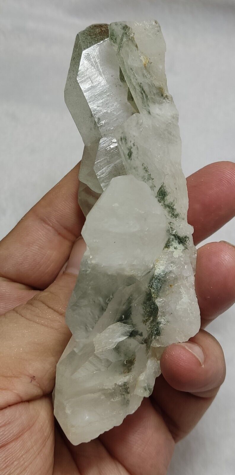 An Aesthetic Natural beautifully terminated Chlorite Quartz specimen 173 grams