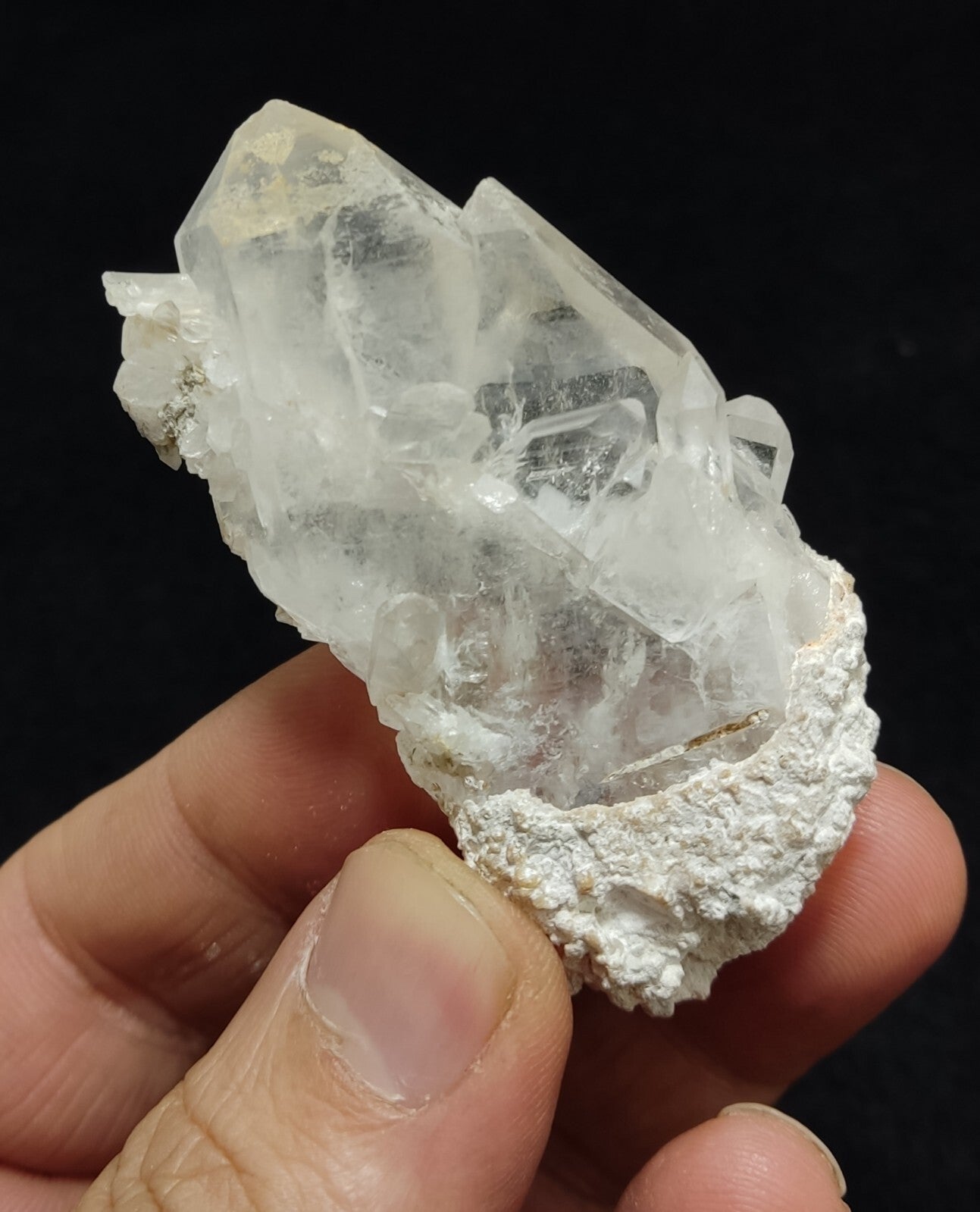 An Aesthetic terminated faden Quartz crystal specimen 53 grams