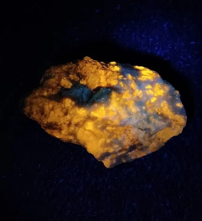 Fluorescent Hackmanite Specimen 222 grams