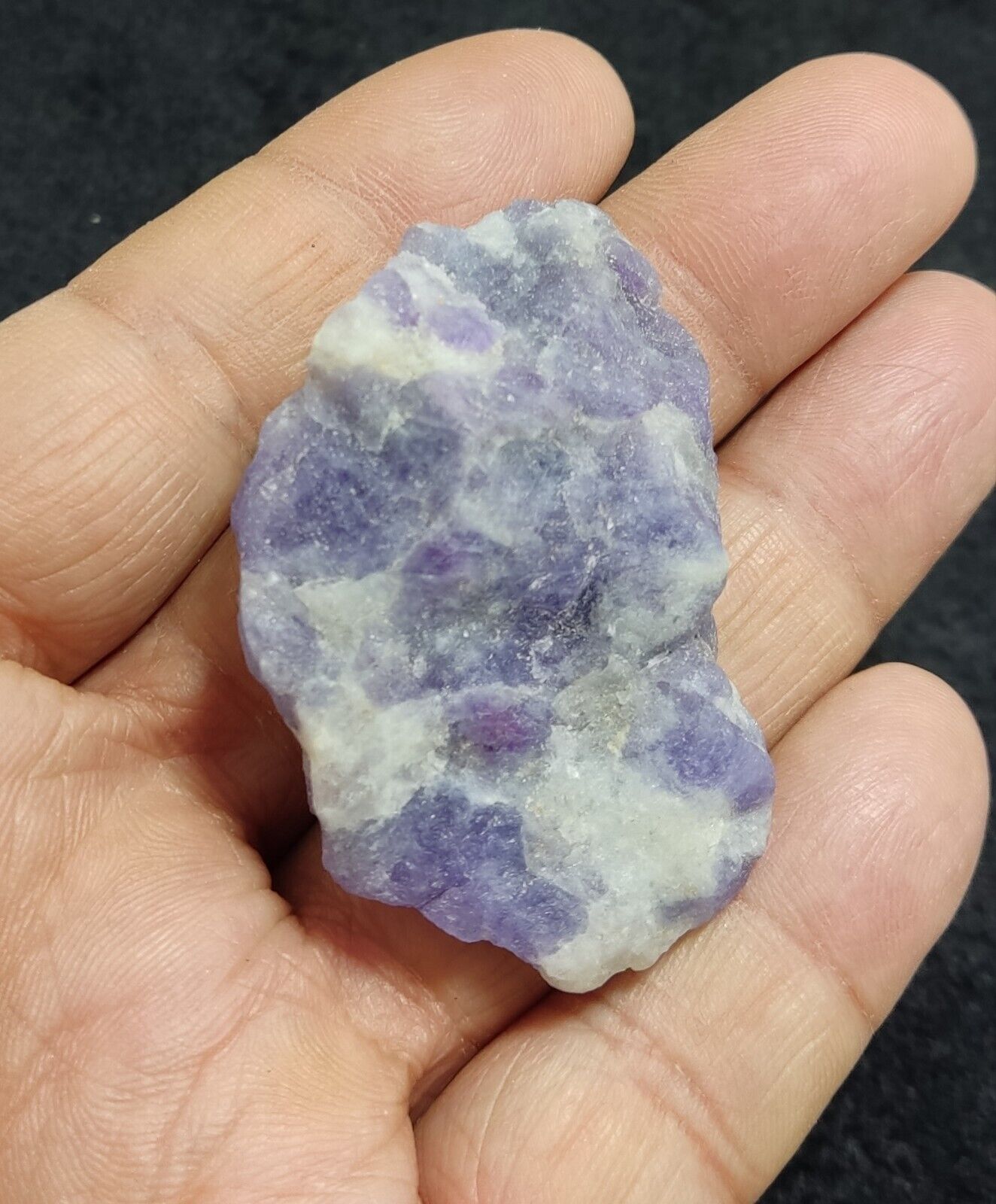 An Aesthetic specimen of purple Hackmanite in matrix 32 grams