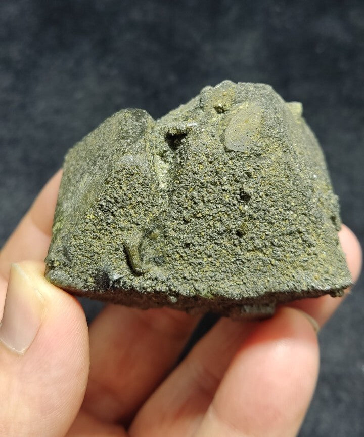 Dark Green Lusterous Epidote Crystal 226 grams
