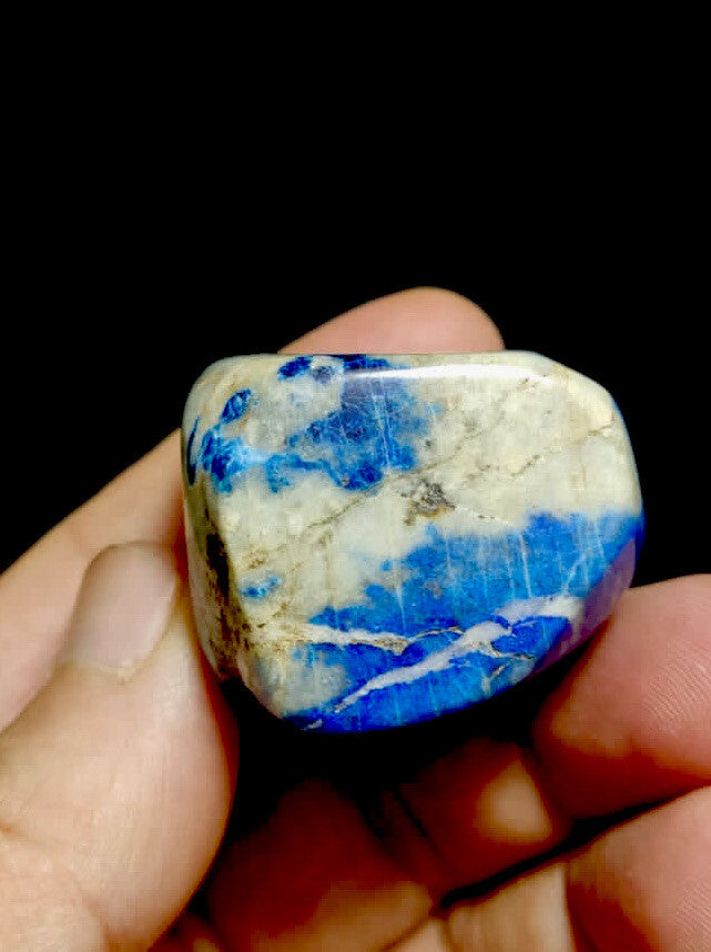 Natural Lapis Lazuli Polished Free From 96 Grams