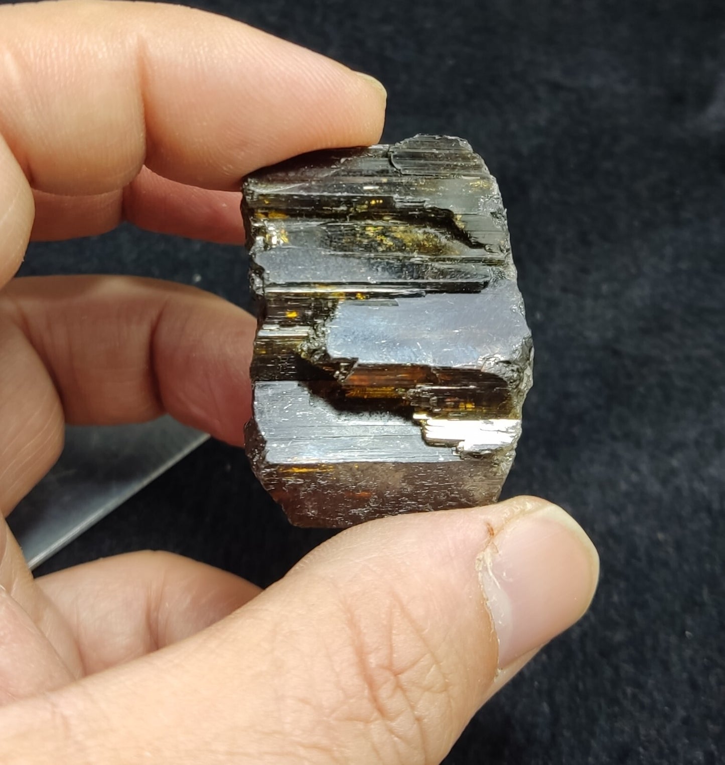 A very fine aesthetic crystal specimen of Epidote 37 grams