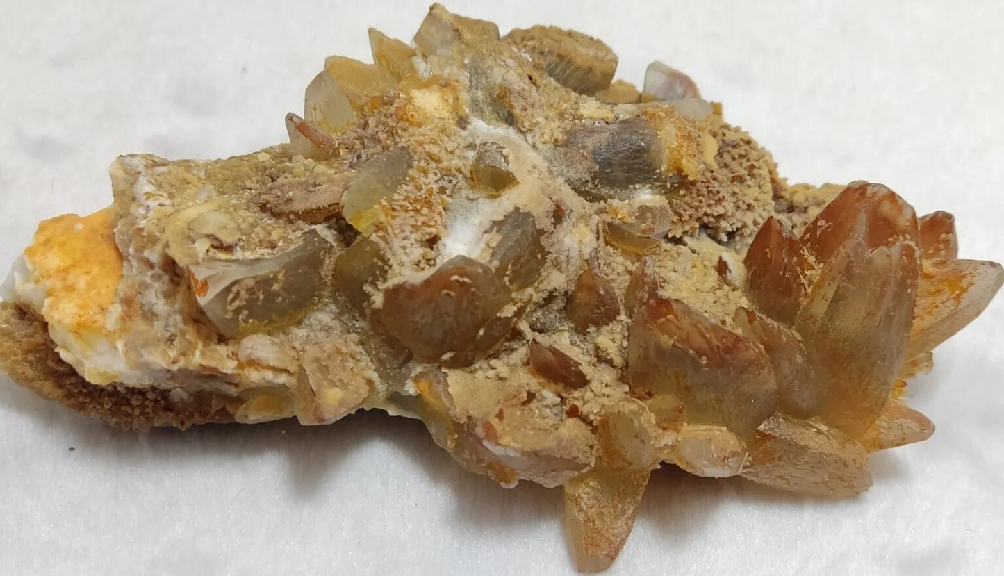 An Aesthetic Naturally terminated specimen of dogtooth calcite 459 grams