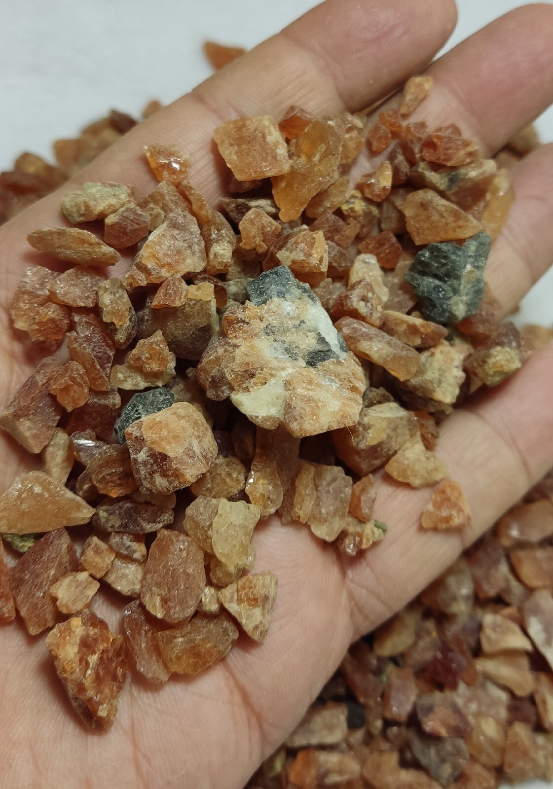 800 grams hessonite Garnets