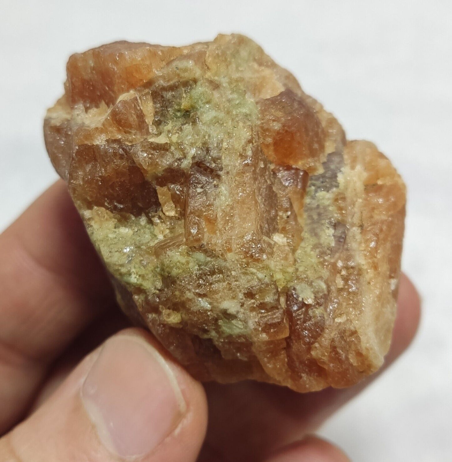107 grams rough specimen of hessonite garnets