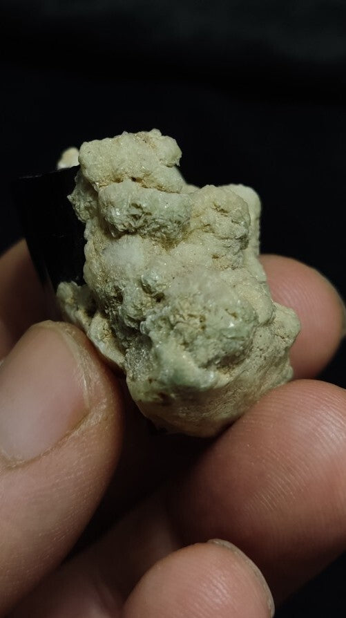 Natural Terminated Black Tourmaline Crystal on Matrix 35 grams