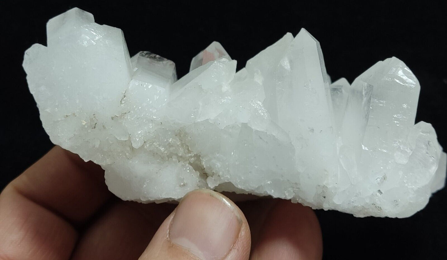 An Aesthetic Natural beautifully terminated Quartz cluster 210 grams