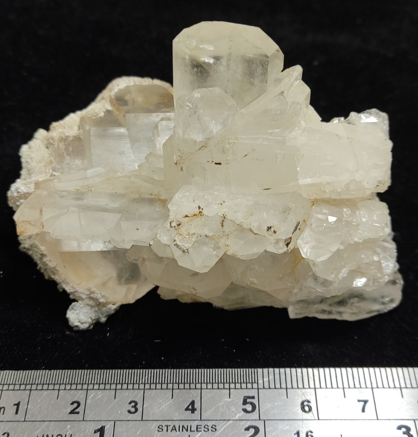 An Aesthetic terminated Quartz cluster 155 grams