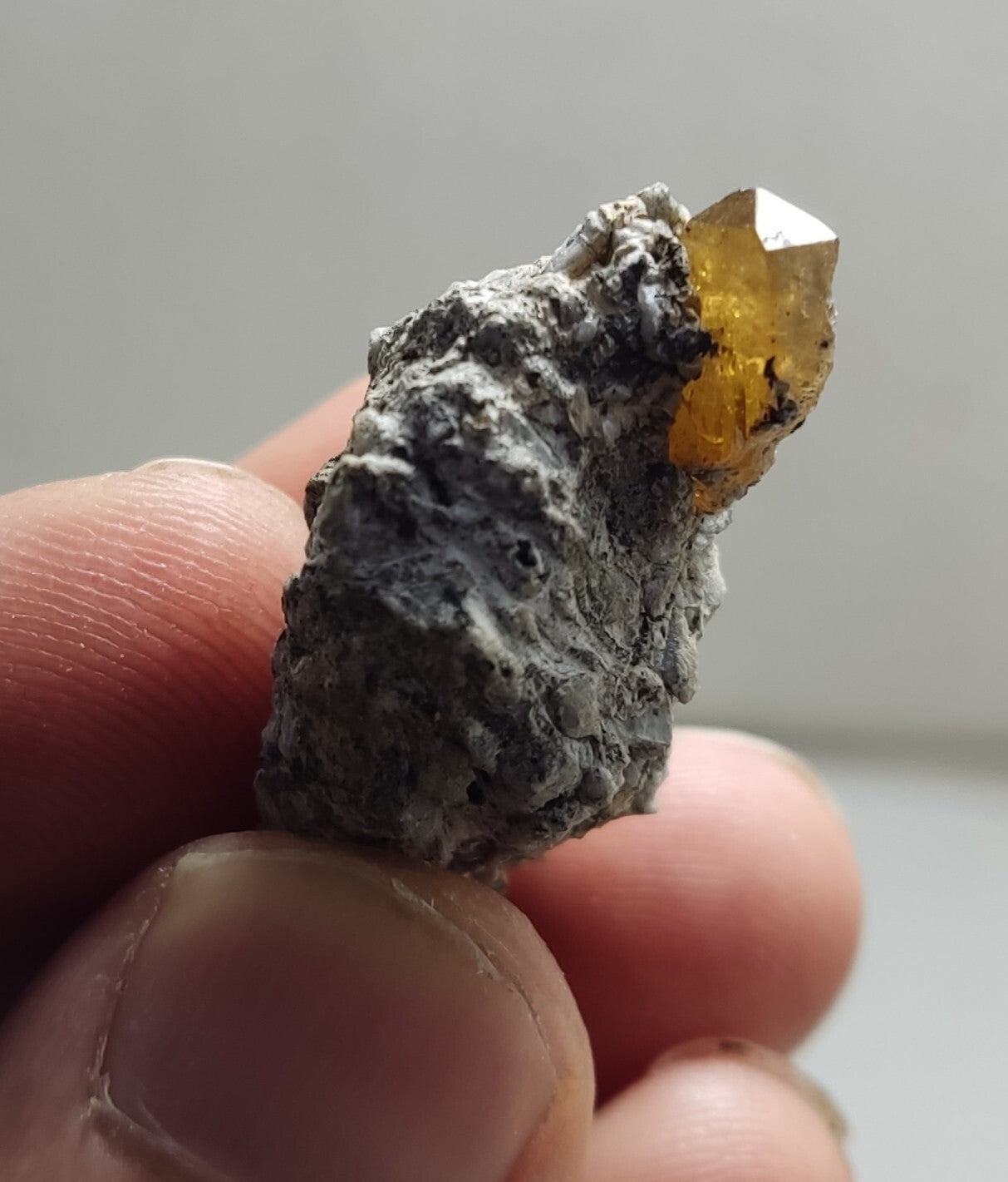 An Aesthetic Natural terminated specimen of rare xenotime on matrix 12 grams