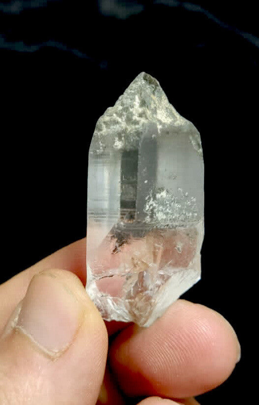 Natural Chlorite Quartz Crystal 21 Grams