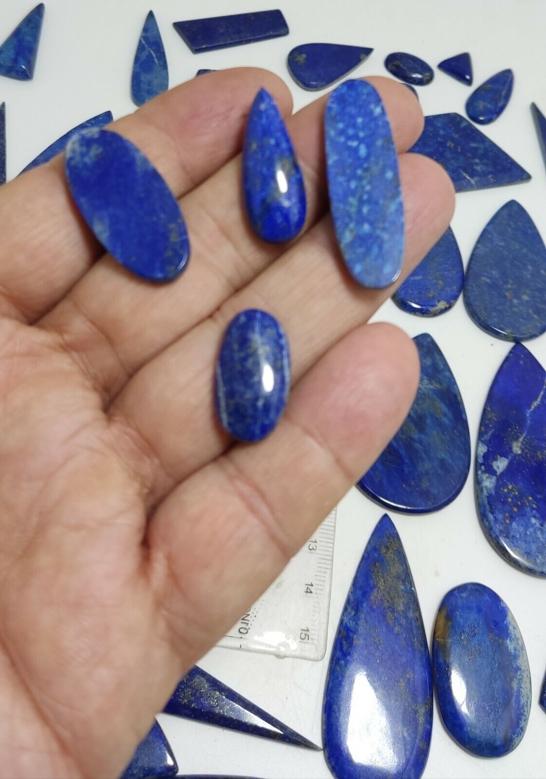 333 grams Lapis Lazuli Polished Cabochons