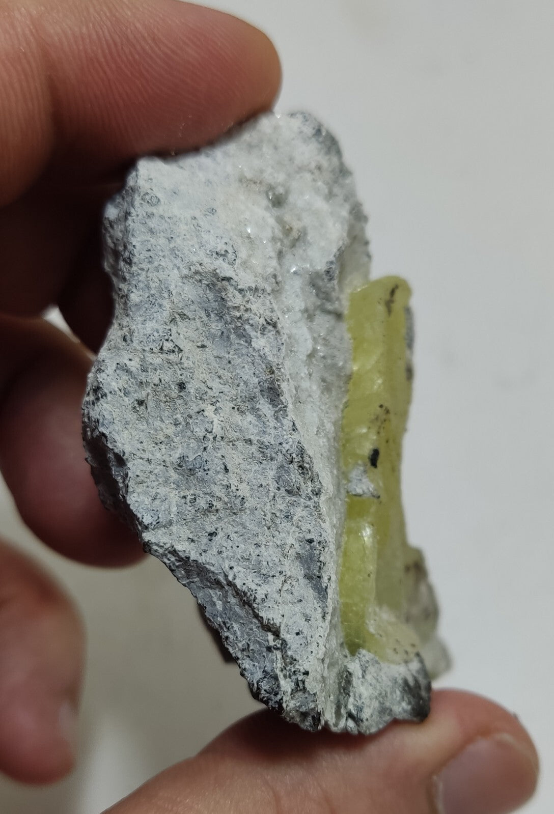 An Aesthetic Natural specimen of brucite with chromite 93 grams