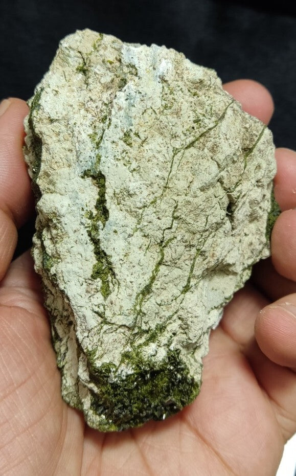 An Aesthetic terminated epidote Quartz specimen 265 grams
