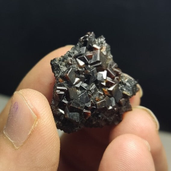 Thumbnail Natural Andradite Garnets Cluster 15 grams
