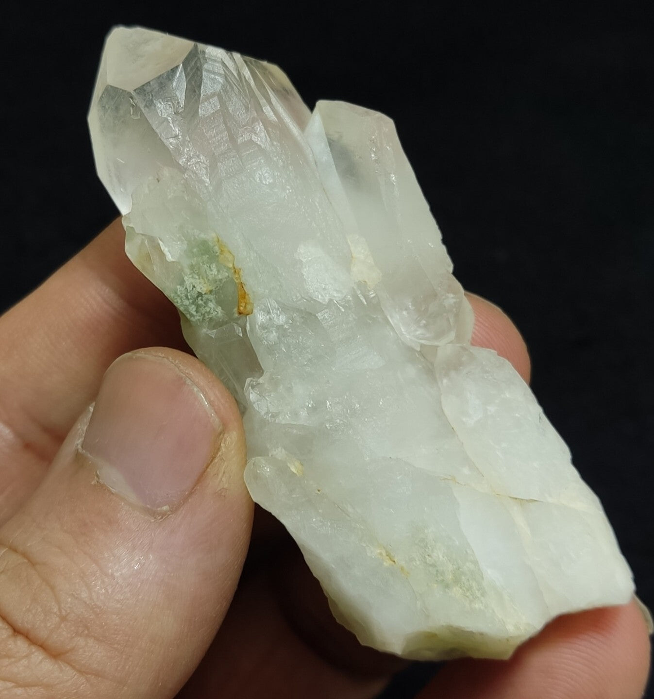 Chlorite quartz terminated crystal specimen 48 grams