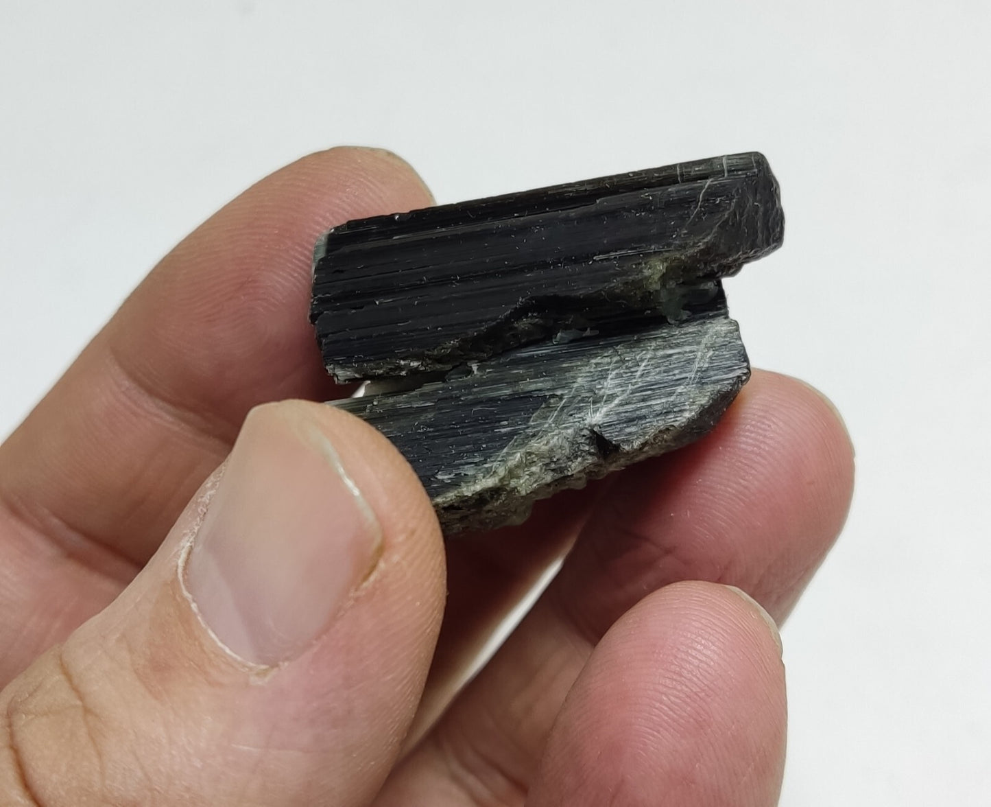 An aesthetic specimen of tourmaline crystals 36 grams