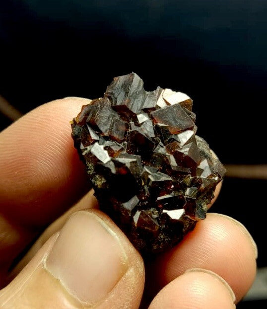 Natural Andradite Garnet Cluster 16 Grams.