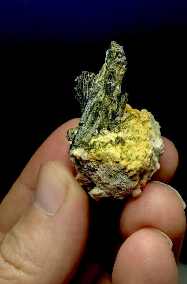 Natural Epidote Crystal 19 Grams.