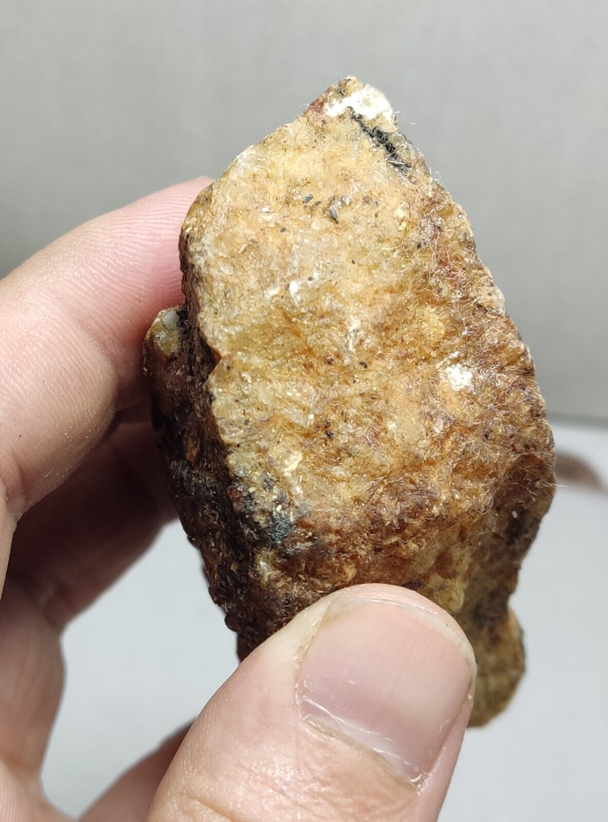 An Aesthetic specimen of zircon crytsals with biotite on matrix 215 grams