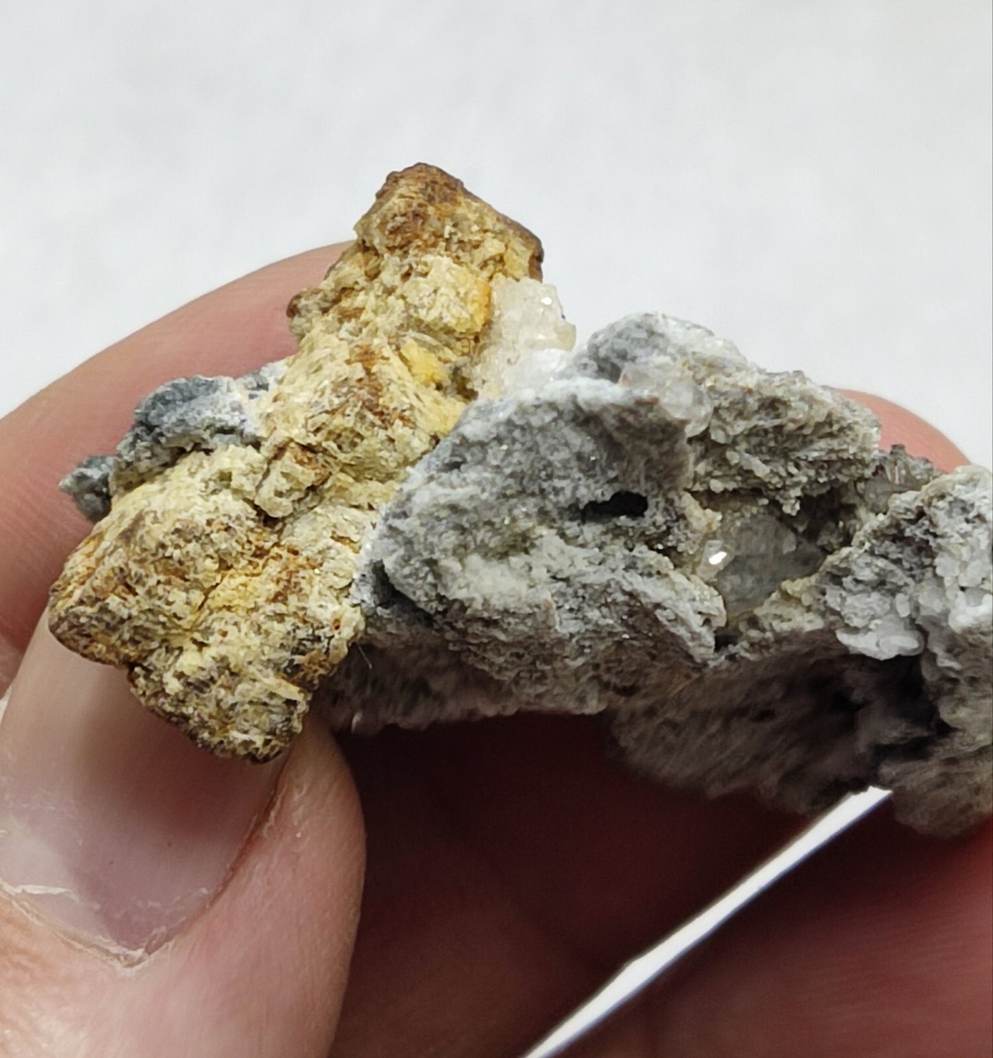 An amazing specimen of siderite on matrix 14 grams