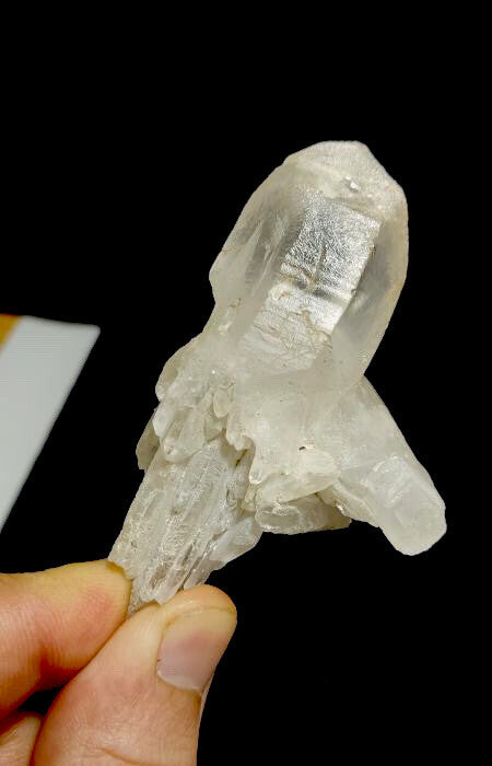 Double Terminated Quartz crystal 83g