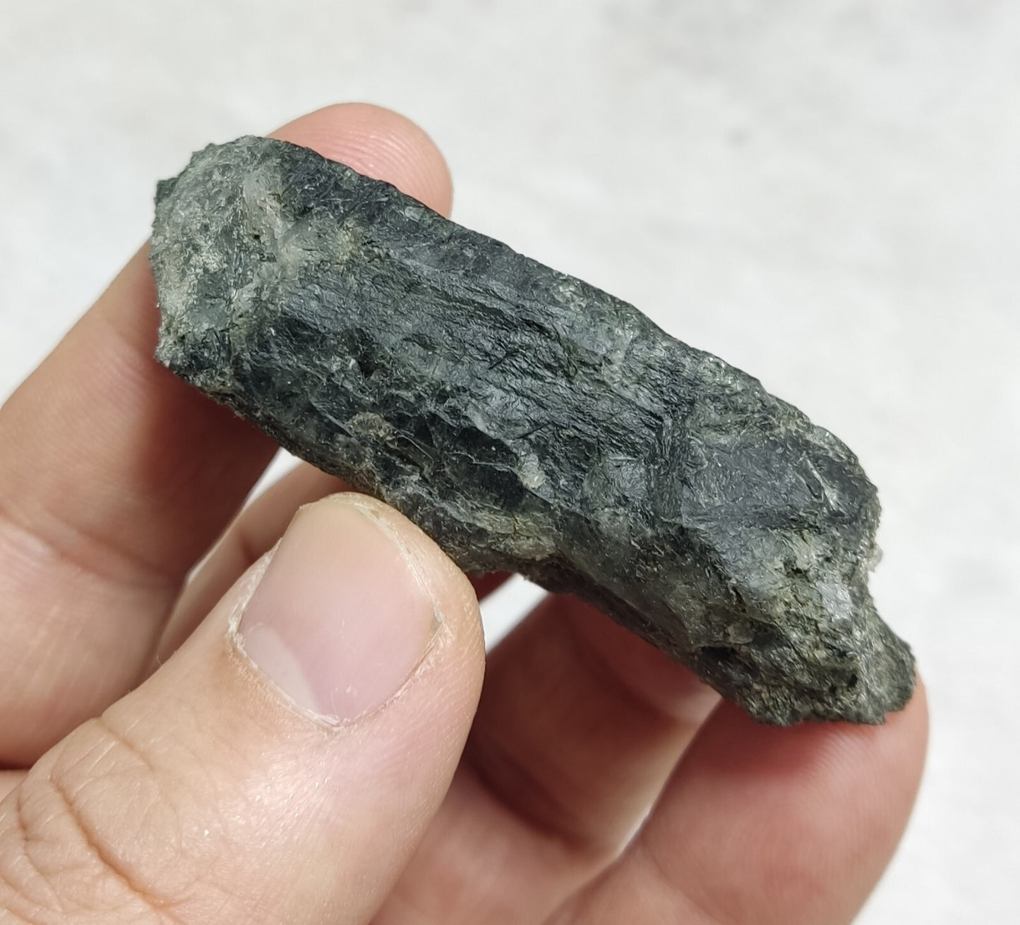 An Aesthetic Natural terminated Chlorite Quartz crystal specimen 42 grams