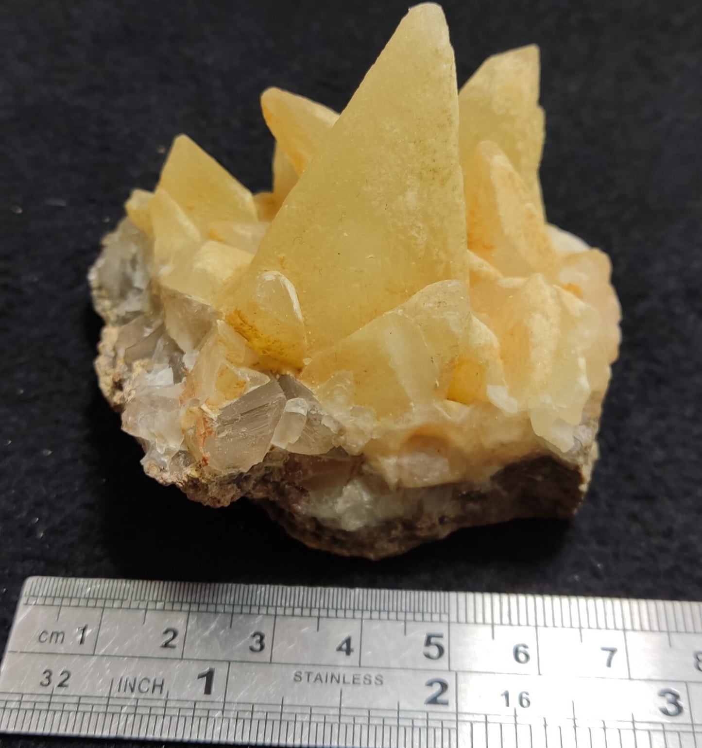 An Aesthetic Naturally terminated specimen of dogtooth calcite 188 grams