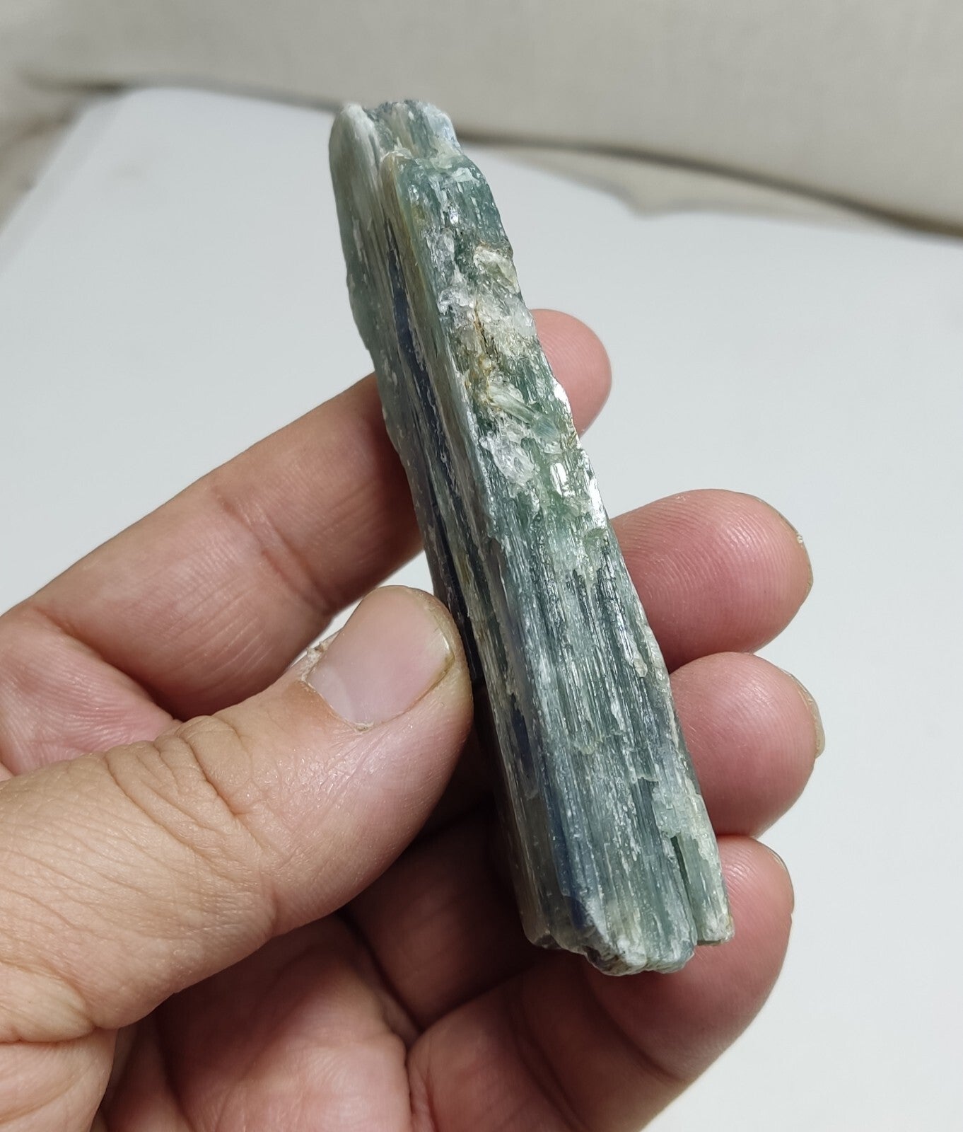 An Aesthetic specimen of blue kyanite crystal 91 grams