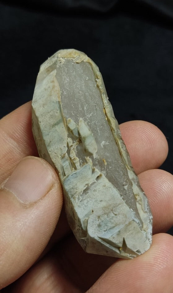 Terminated Smoky Light Blue Quartz with possibly Chlorite inclusions 24 grams