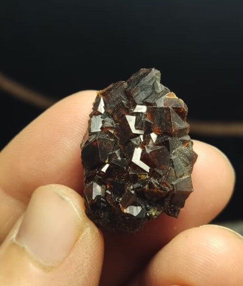 Natural Andradite Garnet Cluster 16 Grams.