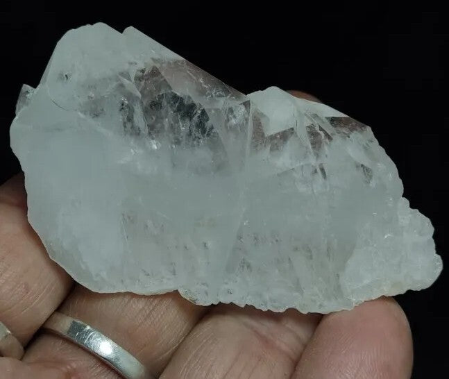 Natural Fully Terminated Twin Formations Clear Quartz 78 grams