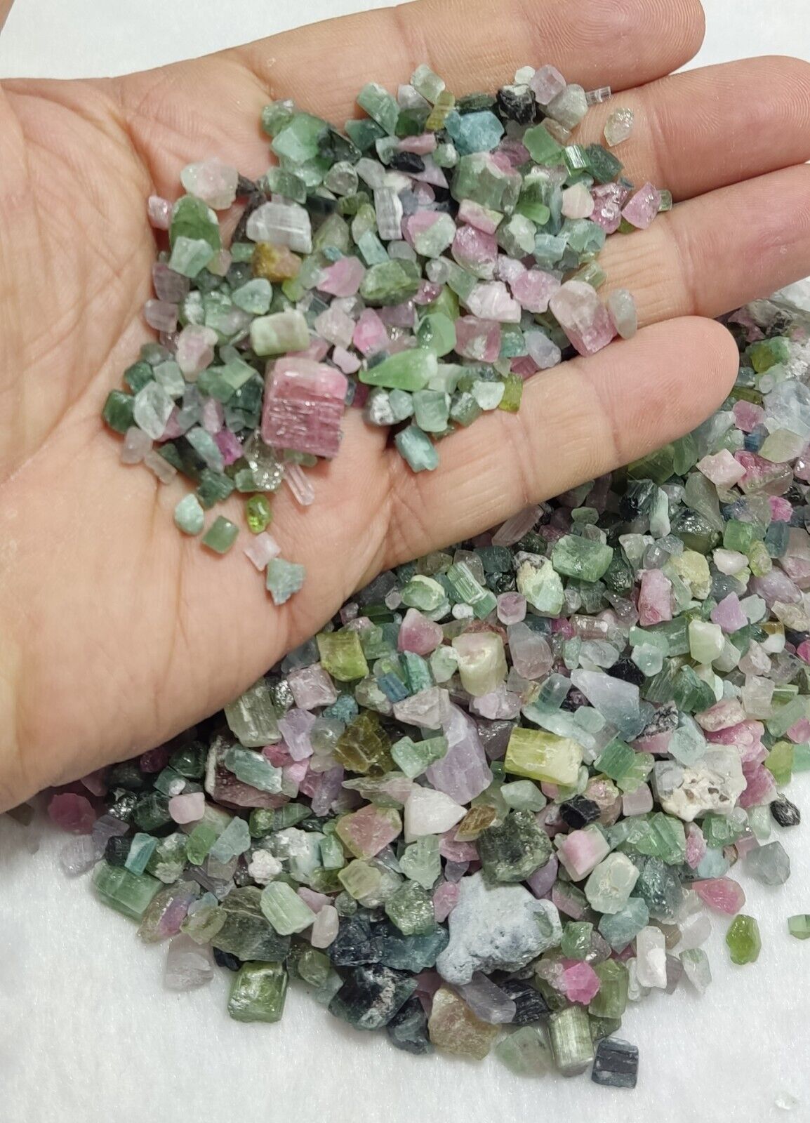 500 grams Beautiful rough tourmalines