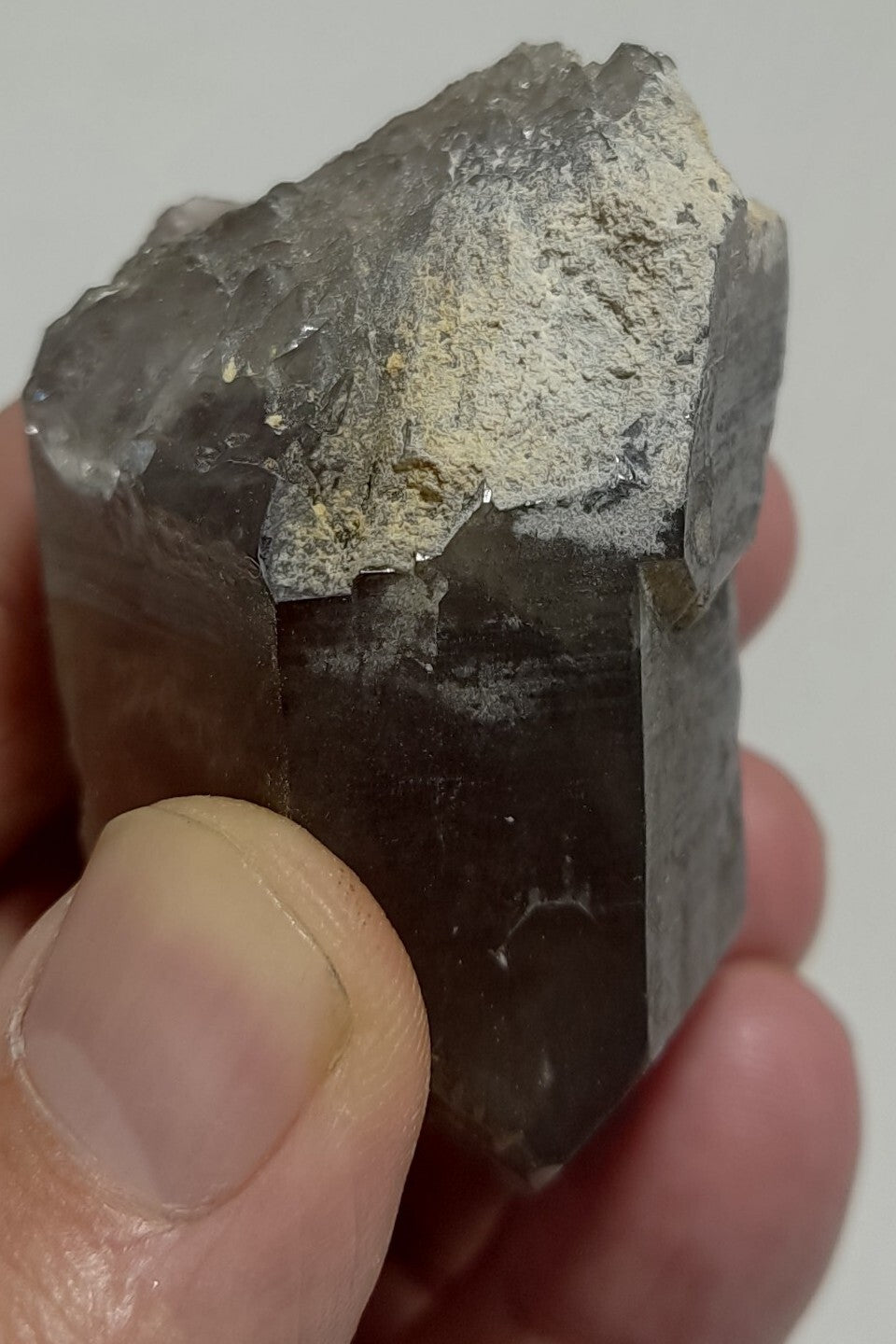 An Aesthetic Naturally terminated specimen of Smoky Quartz 107 grams