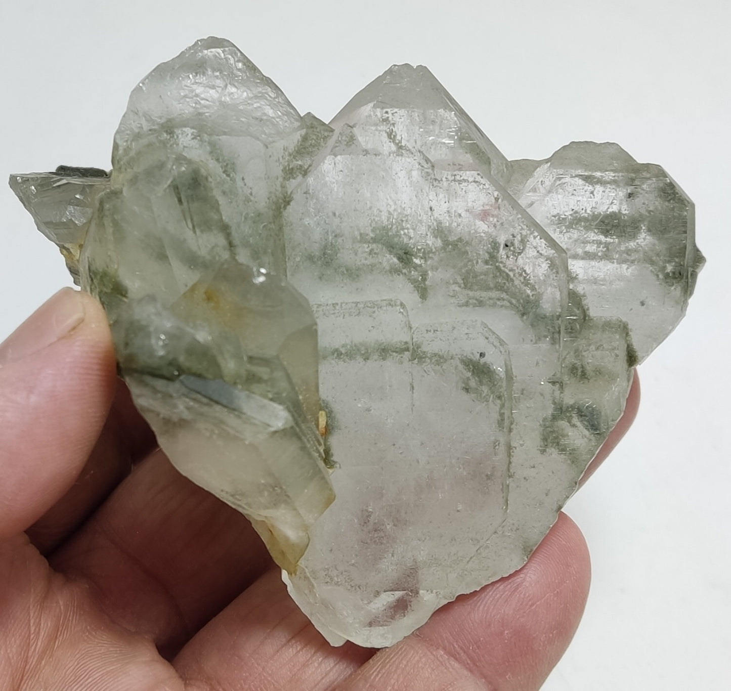 An Aesthetic Natural beautifully terminated Chlorite Quartz cluster 218 grams
