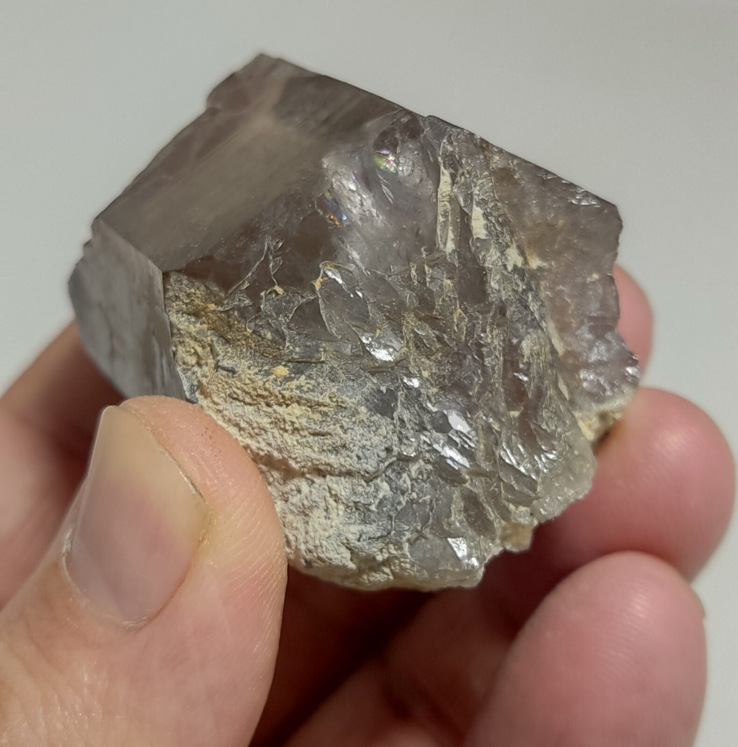 An Aesthetic Naturally terminated specimen of Smoky Quartz 107 grams