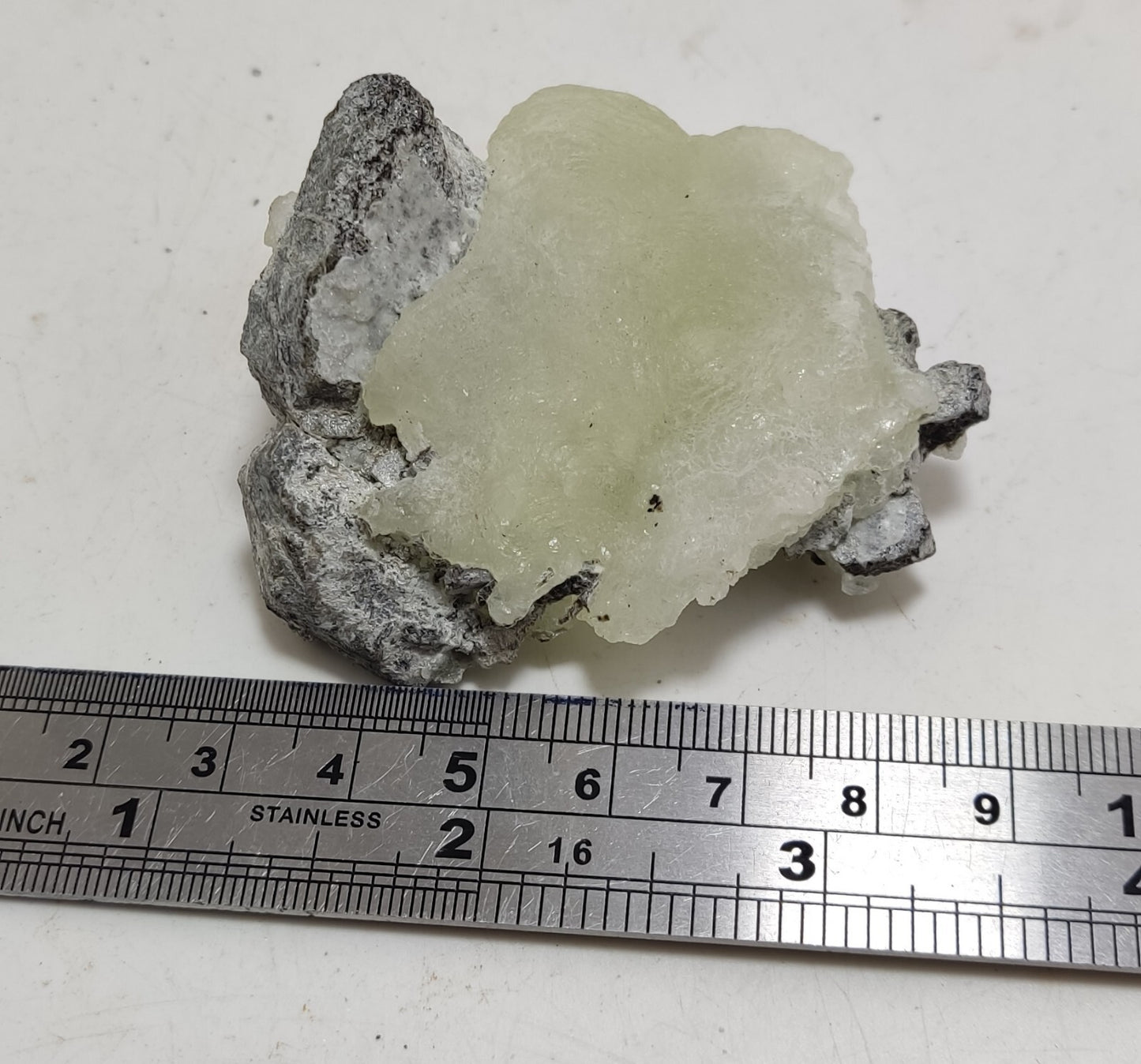 An Aesthetic Natural specimen of brucite with chromite 57 grams