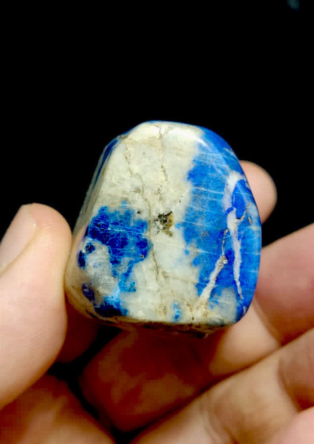 Natural Lapis Lazuli Polished Free From 96 Grams