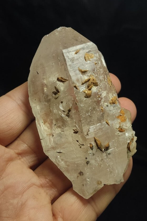 Natural terminated Quartz with Siderite  167 grams